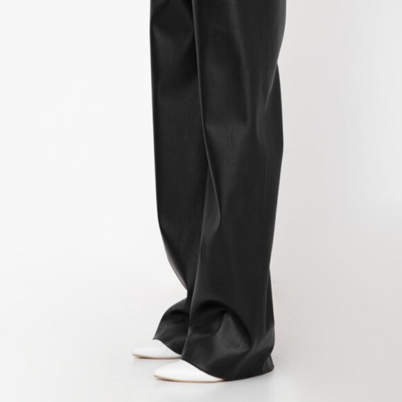 BLACK MATERIEL TBILISI HIGH WAIST PLEATED PANTS - Picture 3 of 4